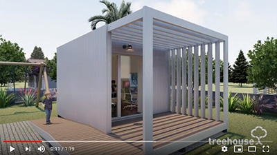 Treehouse Office Pod